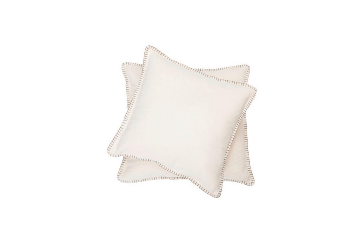 DEKORAČNÍ POLŠTÁŘ 40/40 cm - bílá, Basics, textil (40/40cm) - Fussenegger