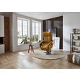 RELAXSESSEL in Leder Cognac  - Edelstahlfarben/Cognac, Design, Leder/Metall (78/112/85cm) - Cantus