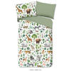 KINDERBETTWÄSCHE 140/200 cm  - Weiß/Grün, Trend, Textil (140/200cm)