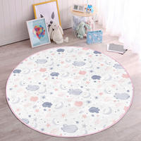 KINDERTEPPICH 120/120 cm Multicolor rund  - Multicolor, Basics, Textil (120/120cm)