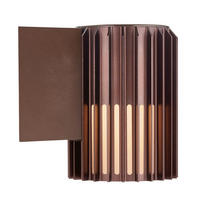 AUßENWANDLEUCHTE Aludra 12,4/16,8 cm   - Braun, Trend, Metall (12,4/16,8cm) - Nordlux