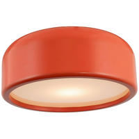 DECKENLEUCHTE 35/17.5 cm   - Weinrot, Design, Kunststoff/Metall (35/17.5cm) - Collet's Monde