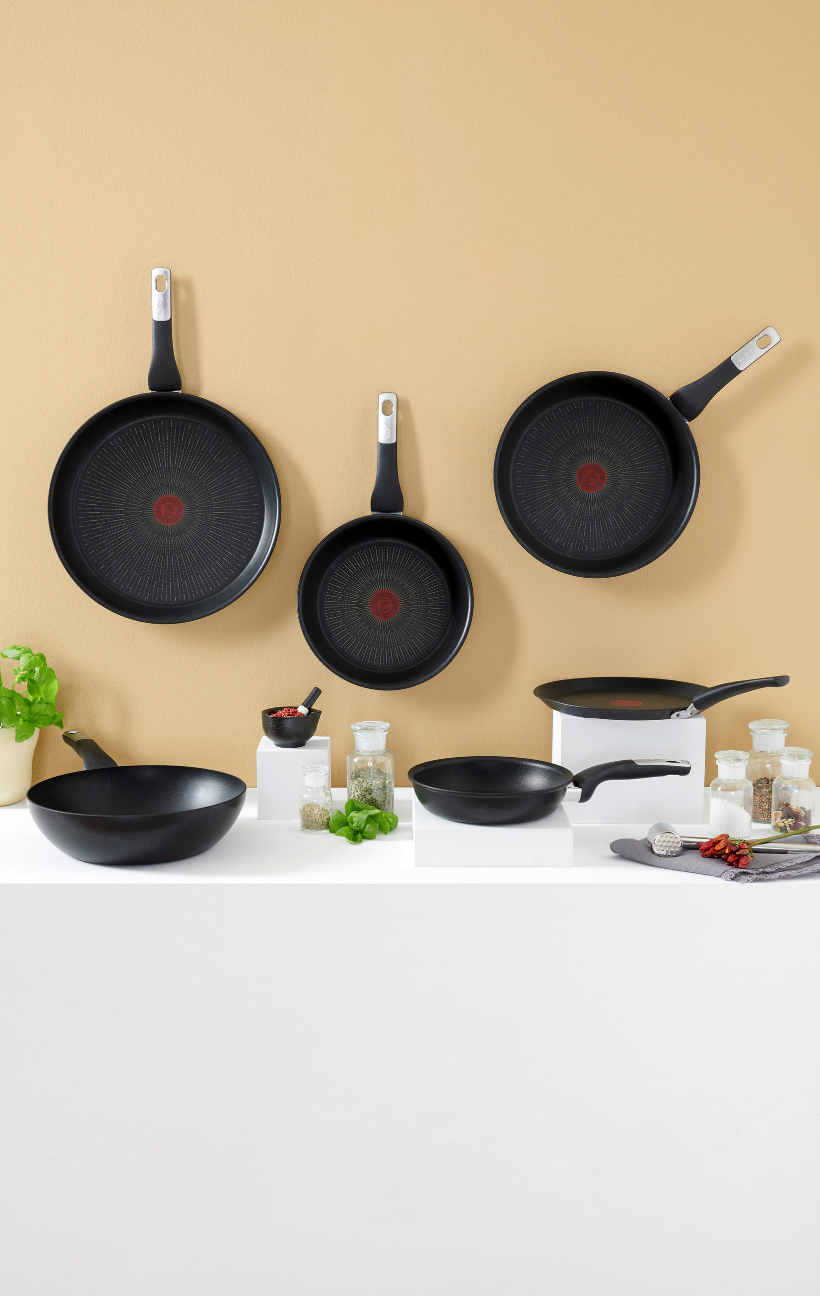 BRATPFANNE 32 cm  - Schwarz, Basics, Metall (32cm) - Tefal