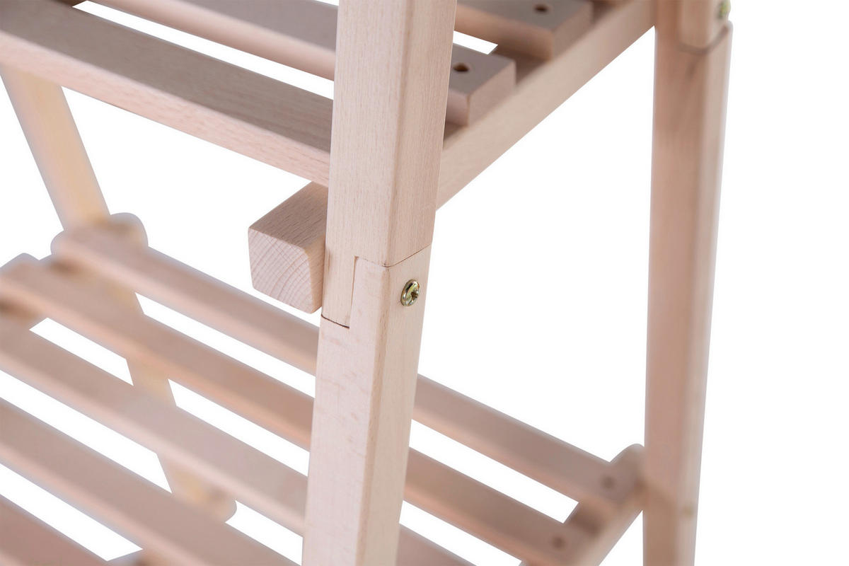 KINDERGARDEROBE in 60/197/60 cm   - Wengefarben/Naturfarben, Basics, Holz (60/197/60cm) - Childhome