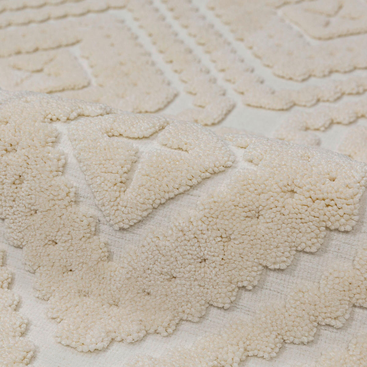 HOCHFLORTEPPICH 200/300 cm Diomara Elfenbein rechteckig  - Elfenbein, Basics, Kunststoff/Textil (200/300cm) - Flair Rugs