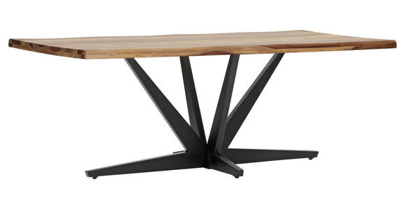 TISCHPLATTE      - Sheeshamfarben, Design, Holz (220/100/5cm) - Landscape