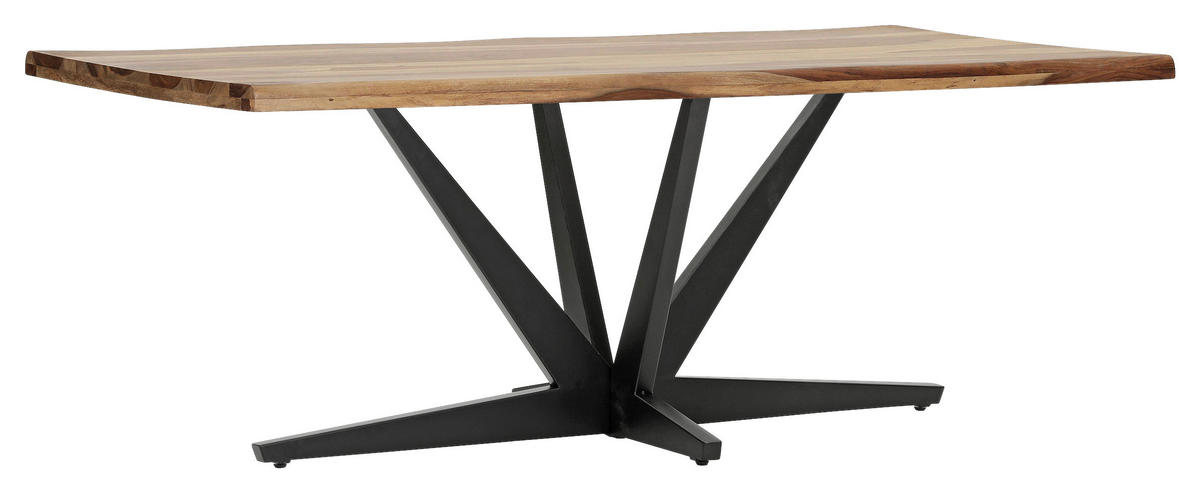 TISCHPLATTE Sheeshamfarben   - Sheeshamfarben, Design, Holz (220/100/5cm) - Landscape