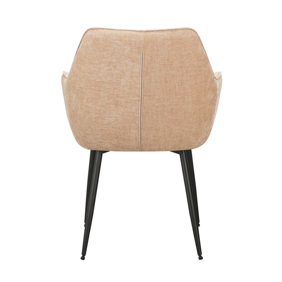SADA STOLIČIEK S PODRÚČKAMI 2 kus - čierna/koňaková, Modern, kov/textil (61/84/59,5cm) - MID.YOU