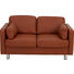 SOFA in Leder Braun - Chromfarben/Braun, Design, Leder (91/155cm) - Stressless SOFA in Leder Braun - Chromfarben/Braun, Design, Leder (91/155cm) - Stressless
