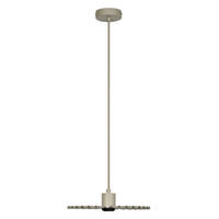 HÄNGELEUCHTE 29.5/110 cm   - Beige, Basics, Metall (29.5/110cm) - Osram