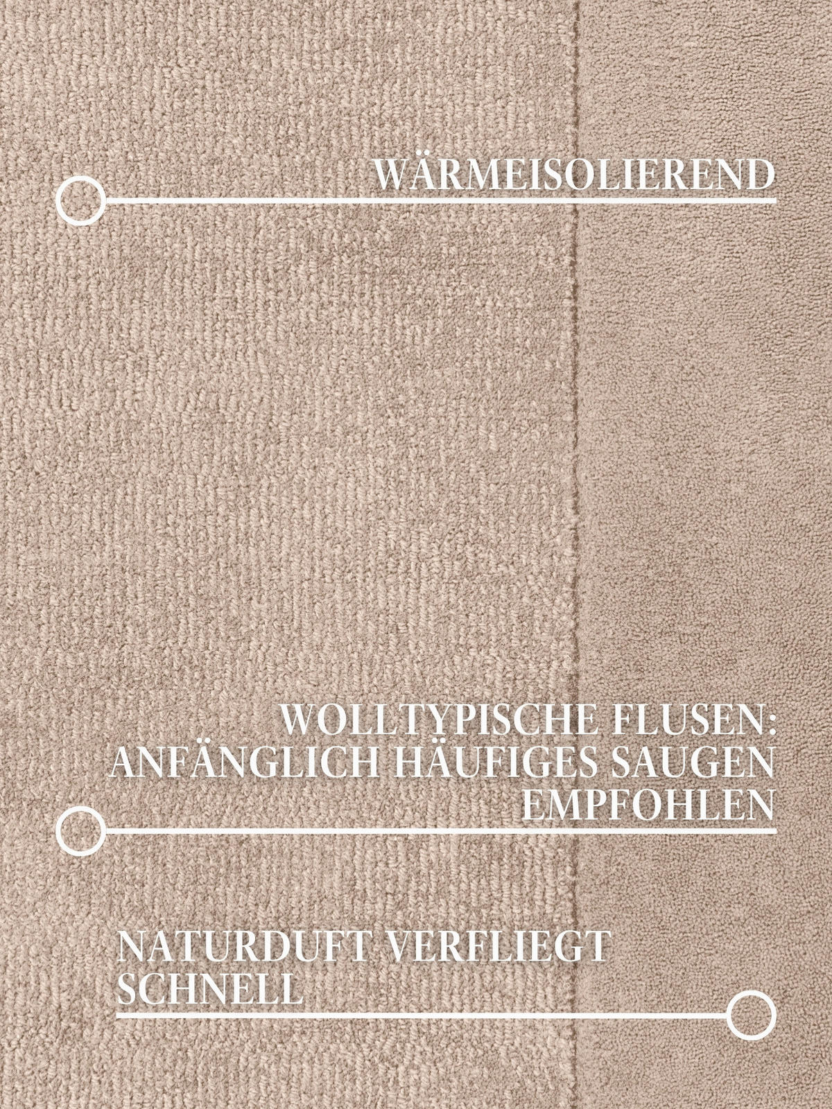 WOLLTEPPICH 120/180 cm Kollektion 1812 Beige rechteckig  - Beige, Basics, Textil (120/180cm) - Villeroy & Boch