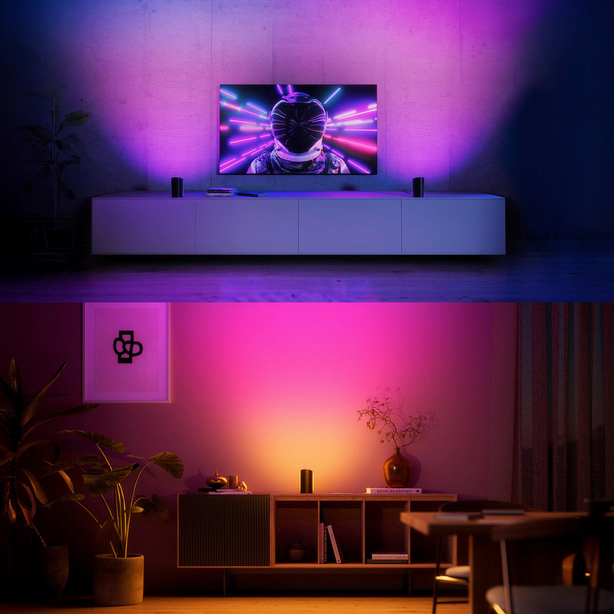 LED-TISCHLEUCHTE 7,6/15,7/9,1 cm   - Weiß, Design, Metall (7,6/15,7/9,1cm) - Philips HUE