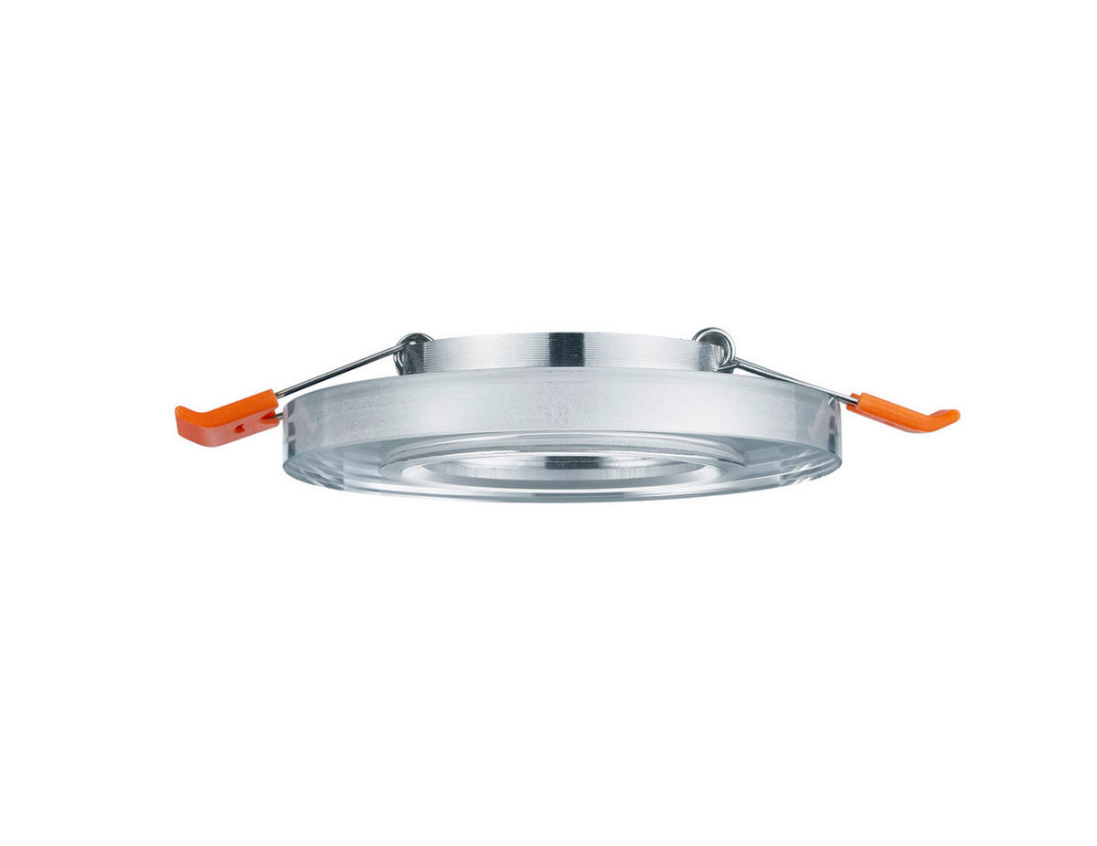 EINBAUSPOT Pirin 9,0/7,00 cm   - Chromfarben, Basics, Glas/Metall (9,0/7,00cm) - Trio Leuchten