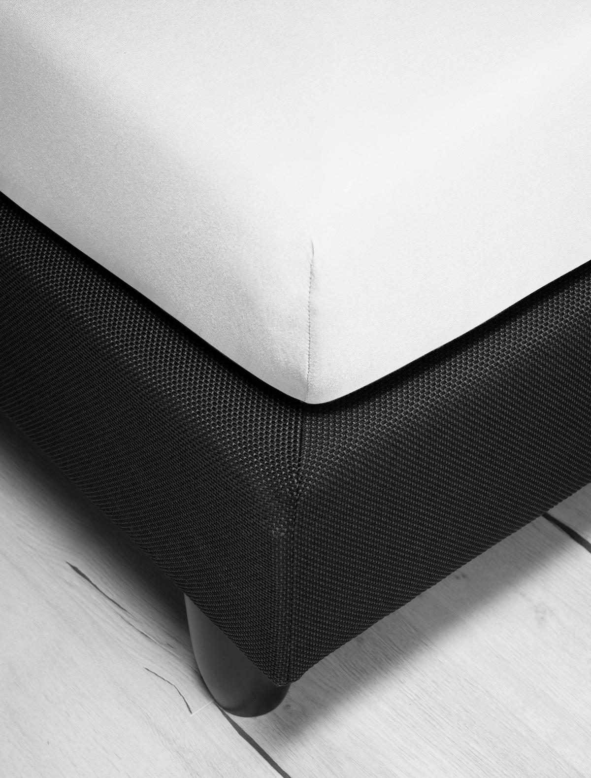 SPANNBETTTUCH Jersey 190/200 cm  - Weiß, KONVENTIONELL, Textil (190/200cm) - Irisette