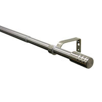 VODILO   100-190 cm    barve nerjavečega jekla  - barve nerjavečega jekla, Basics, kovina (100-190cm) - Gardinia