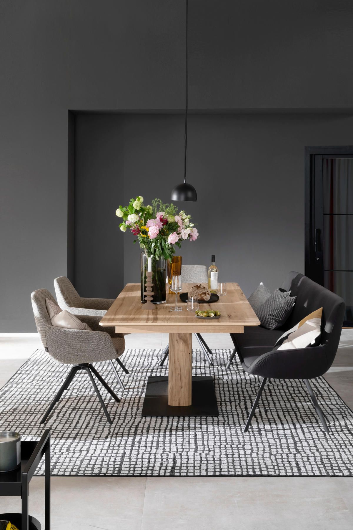 OUTDOORTEPPICH 170/240 cm Parkland Anthrazit, Beige  - Anthrazit/Beige, KONVENTIONELL, Textil (170/240cm) - Schöner Wohnen