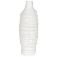 VASE 36,6 cm  - Weiß, Design, Keramik (12,5/36,6/13,5cm) - Ambia Home