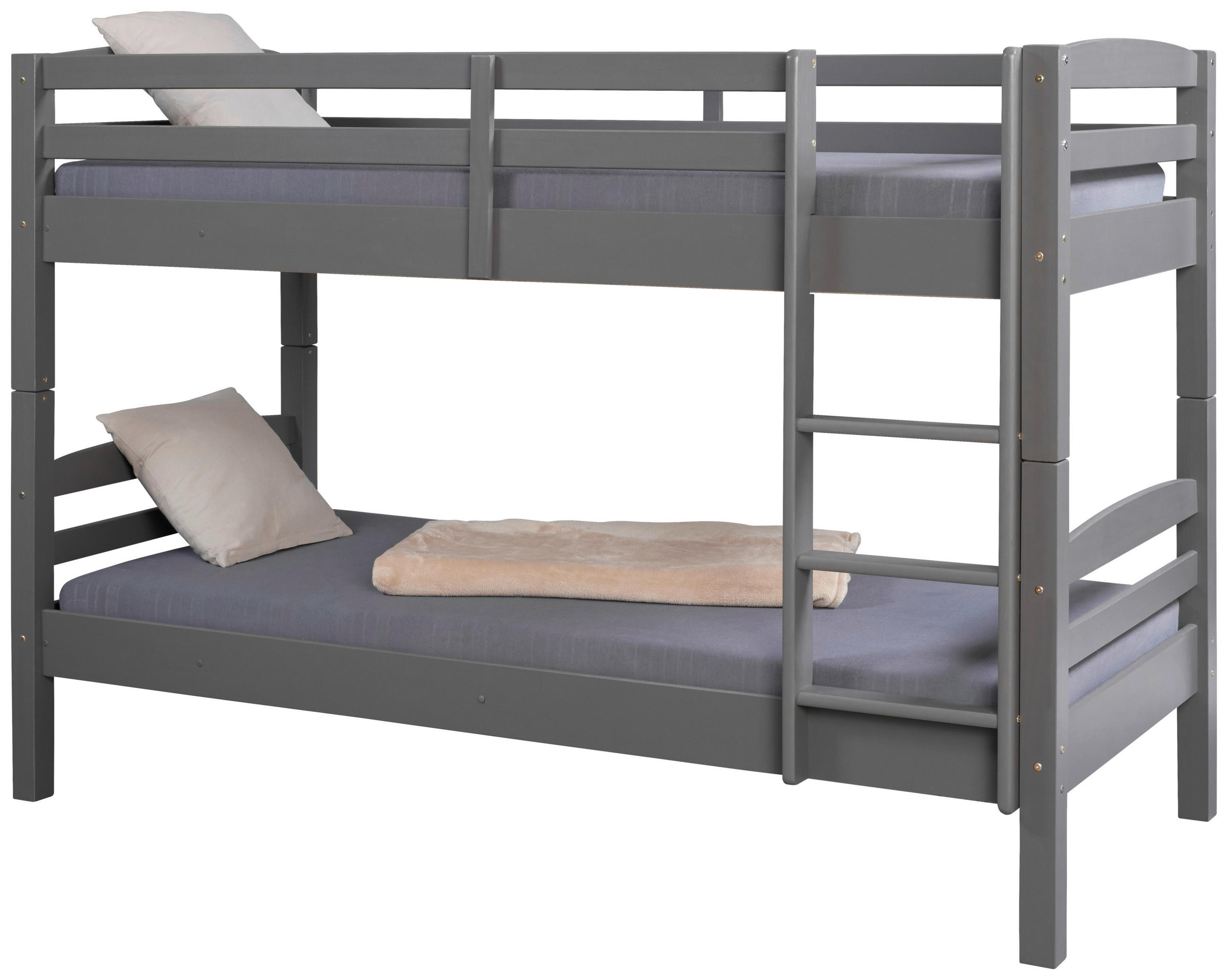 ETAGENBETT - Grau, MODERN, Holz (90/200cm) - MID.YOU
