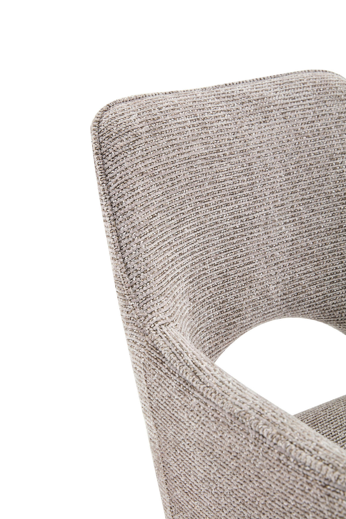 STOLICA S NASLONOM ZA RUKE  taupe, boje oraha  drvo, metal, tekstil      - boje oraha/taupe, Moderno, drvo/metal (60/89/65,5cm) - Livetastic