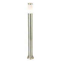 SVJETILJKA PODNA VANJSKA Boston  - boje oplemenjenog čelika/opalna, Basics, metal/plastika (13,1/110cm) - Globo