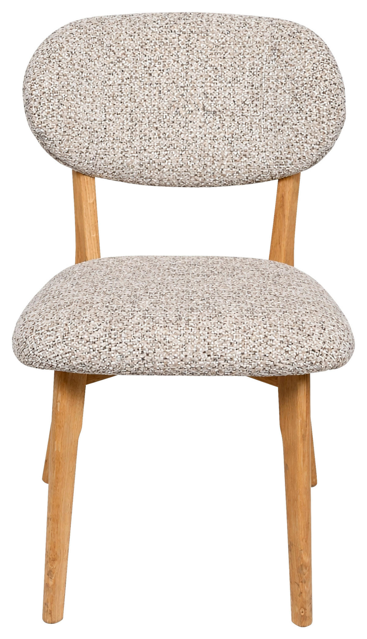 STUHL  Stoffauswahl Webstoff  - Eichefarben/Beige, MODERN, Holz/Textil (51/86/60cm) - Carryhome