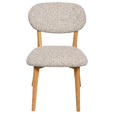 STUHL  Stoffauswahl Webstoff  Eichefarben, Beige  - Eichefarben/Beige, MODERN, Holz/Textil (51/86/60cm) - Carryhome