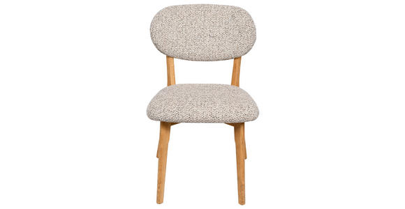 STUHL  Stoffauswahl Webstoff  Eichefarben, Beige  - Eichefarben/Beige, MODERN, Holz/Textil (51/86/60cm) - Carryhome