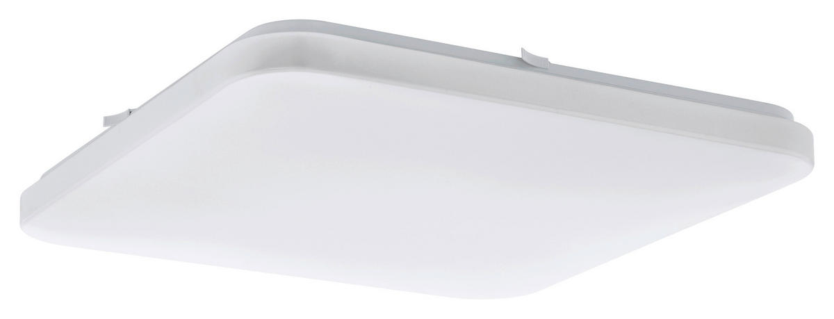 LED-DECKENLEUCHTE - Weiß, MODERN, Kunststoff/Metall (43/43/7cm)