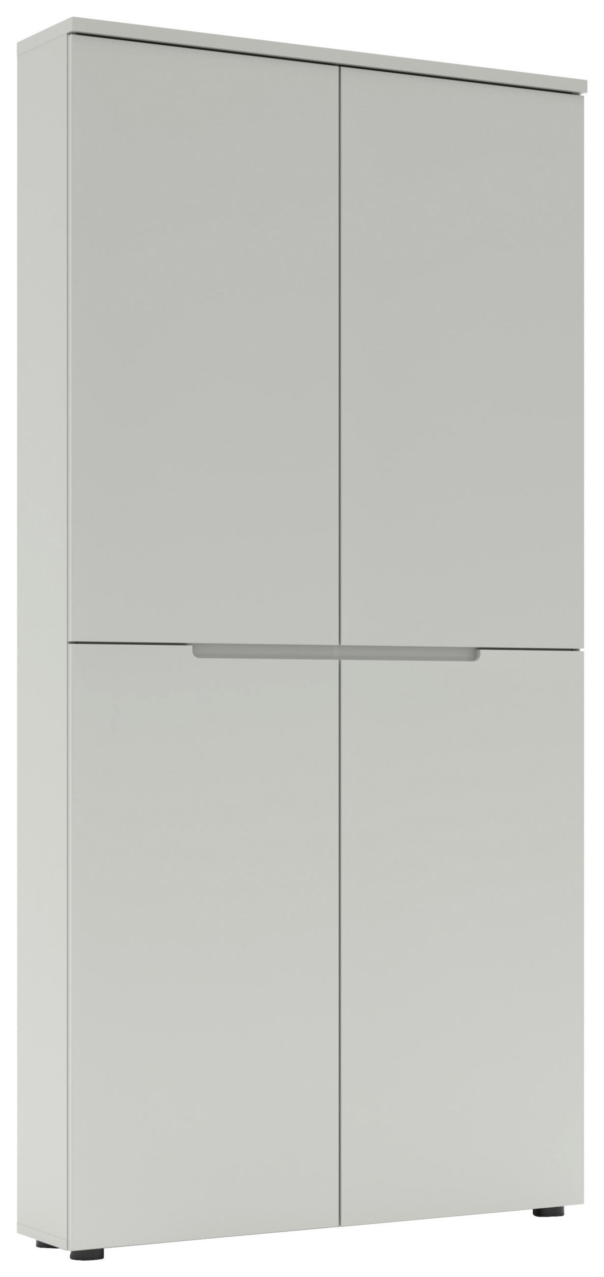 GARDEROBENSCHRANK  in 97/200/22 cm  - Schwarz/Grau, Design, Holzwerkstoff (97/200/22cm) - Xora