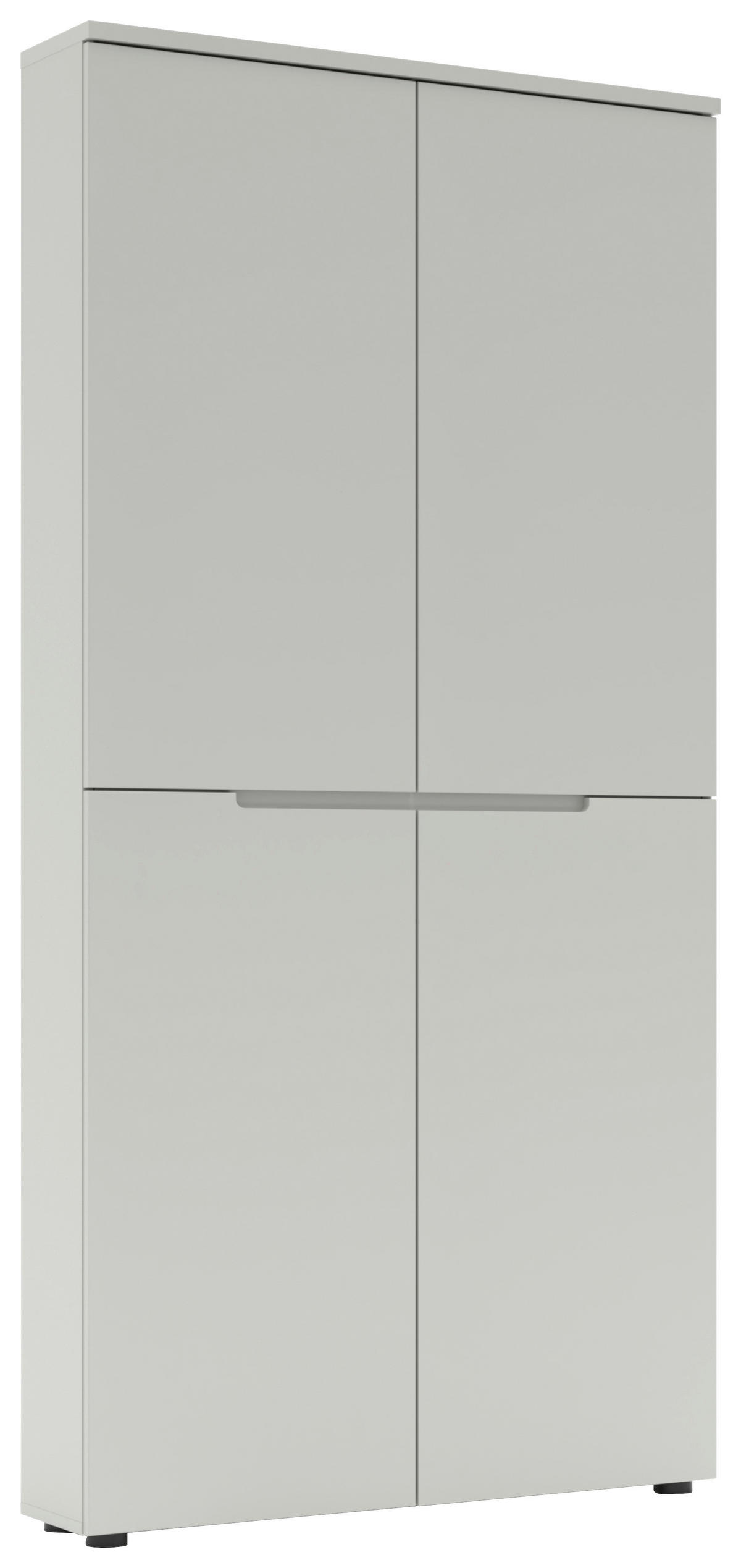 GARDEROBENSCHRANK  in 97/200/22 cm  - Schwarz/Grau, Design, Holzwerkstoff (97/200/22cm) - Xora