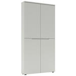 GARDEROBENSCHRANK  in 97/200/22 cm  - Schwarz/Grau, Design, Holzwerkstoff (97/200/22cm) - Xora