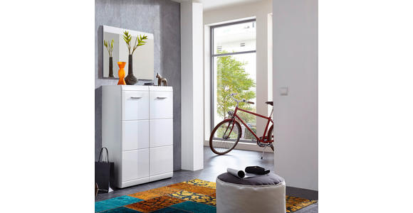 GARDEROBE 2-teilig in 90/200/39 cm - Weiß, Design, Holzwerkstoff (90/200/39cm) - Carryhome