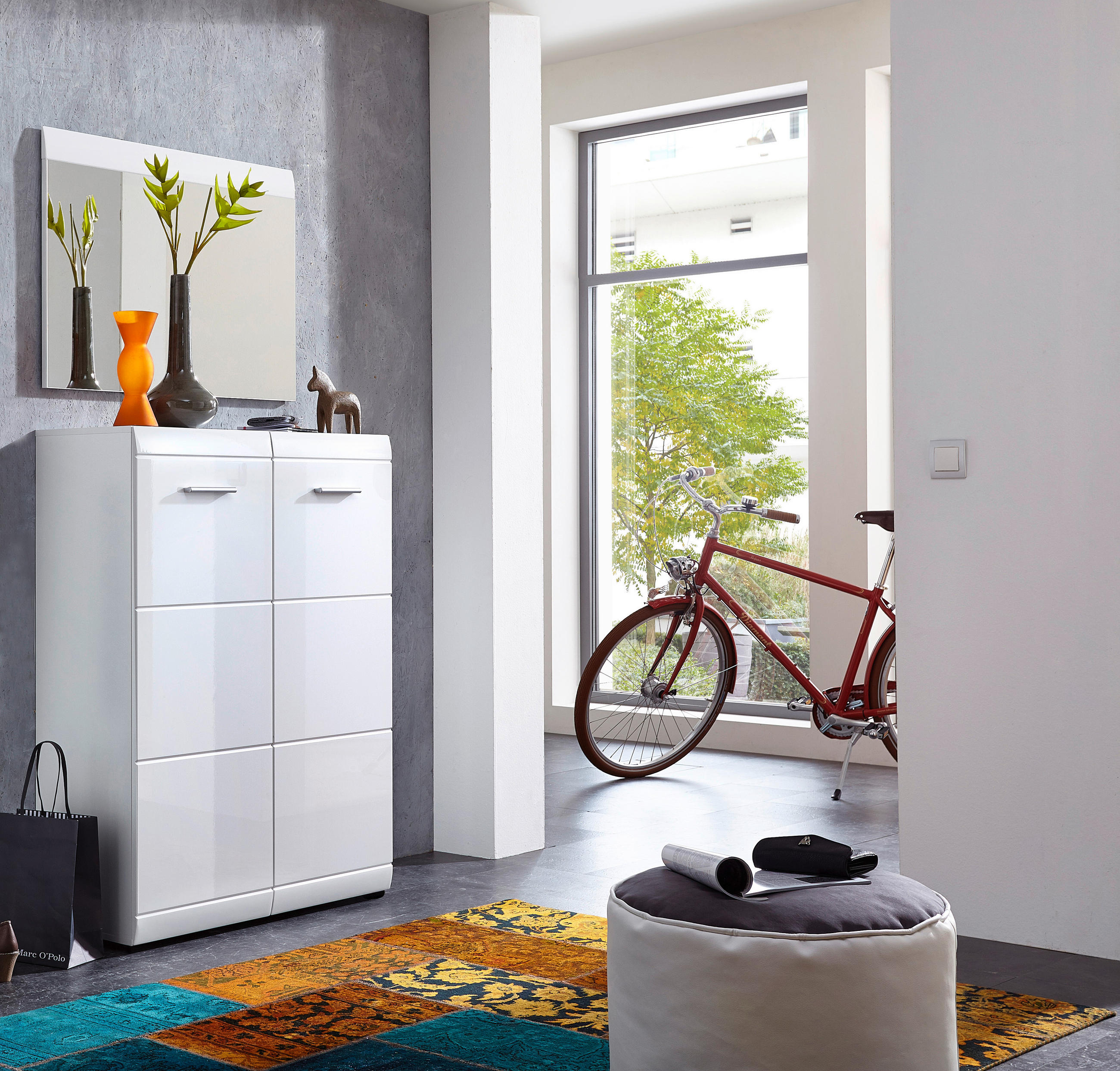 GARDEROBE Weiß - Weiß, Design (90/200/39cm) - Carryhome