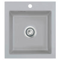 SPÜLE Mera 51 / 50010178  - Titanfarben, Basics, Keramik (51/51/20cm) - Systemceram