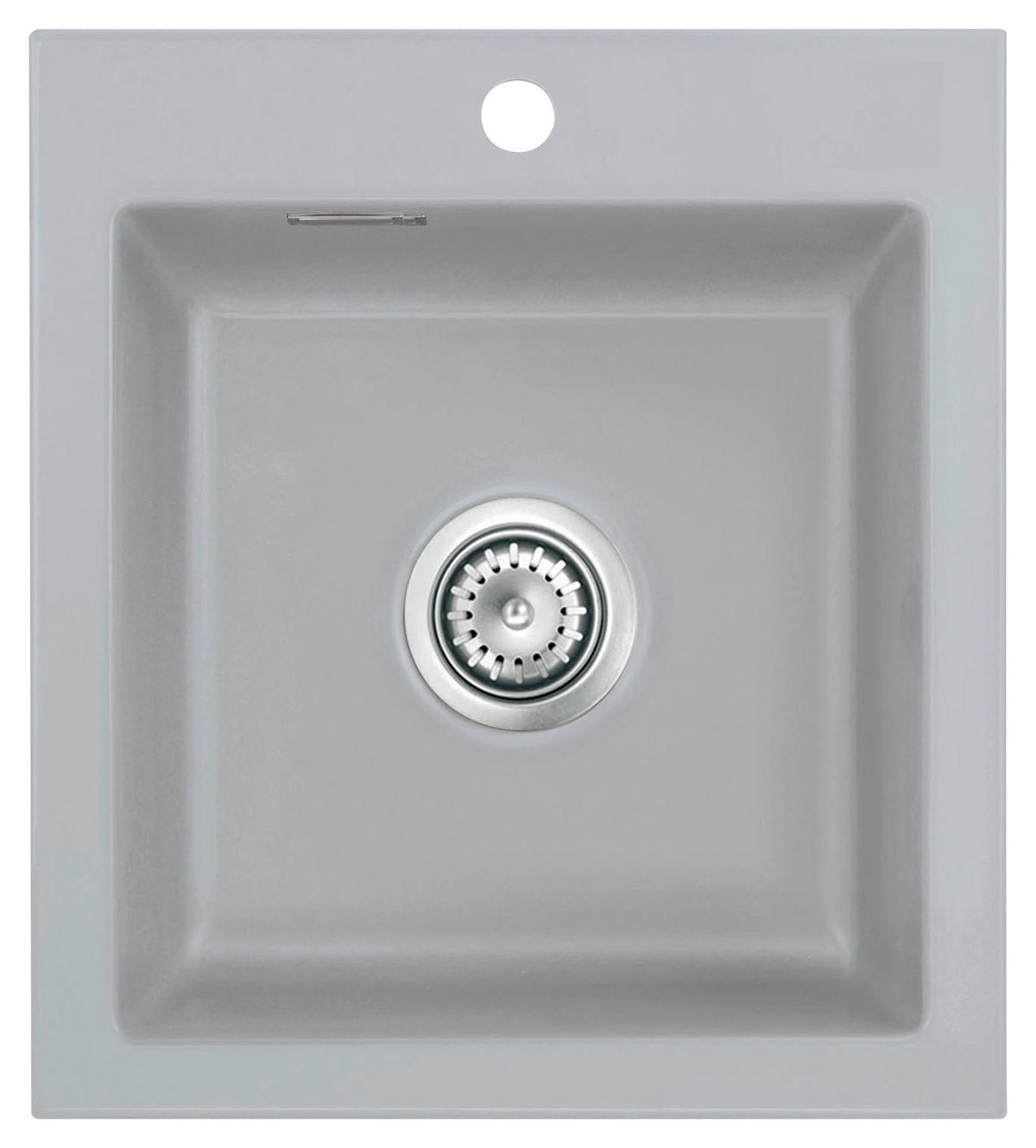 SPÜLE Mera 51 / 50010178  - Titanfarben, Basics, Keramik (51/51/20cm) - Systemceram