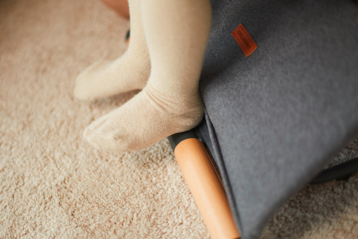 SCHAUKELWIPPE  - Anthrazit, KONVENTIONELL, Holz/Textil (64/47/65,5cm) - Childhome
