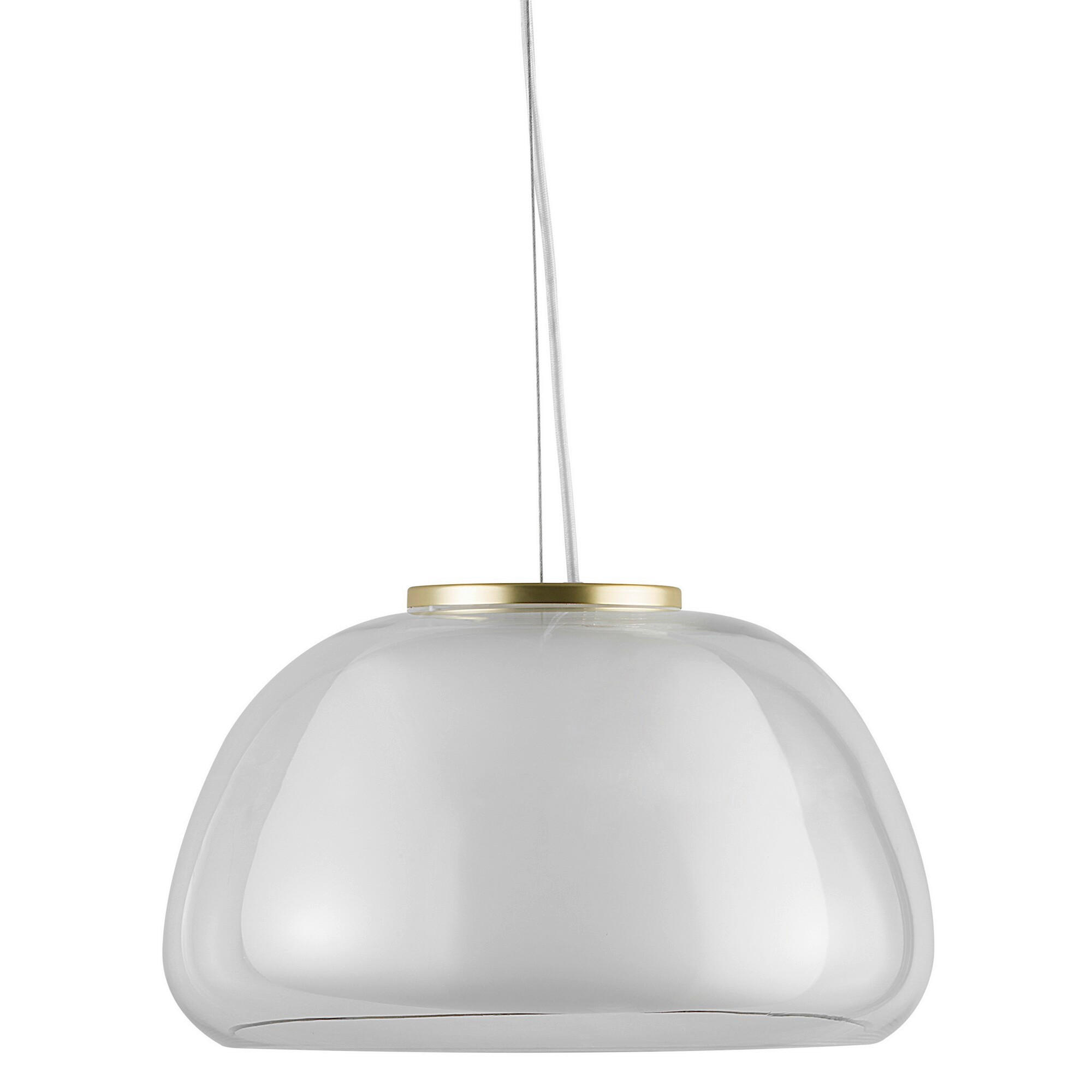 HÄNGELEUCHTE 39/22,8 cm   - Weiß, Design, Glas (39/22,8cm) - Nordlux
