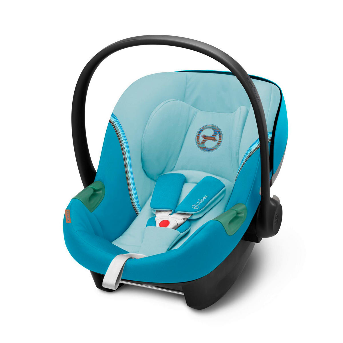 BABYSCHALE Aton S2 i-Size  - Türkis, Basics, Kunststoff/Textil (45,8/38/72cm) - Cybex