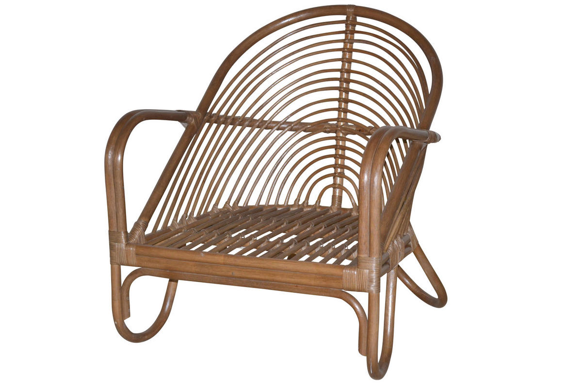 RELAXSESSEL Flachgewebe Sitzkissen    - Braun, Natur, Holz/Textil (72/70/80,5cm) - MID.YOU