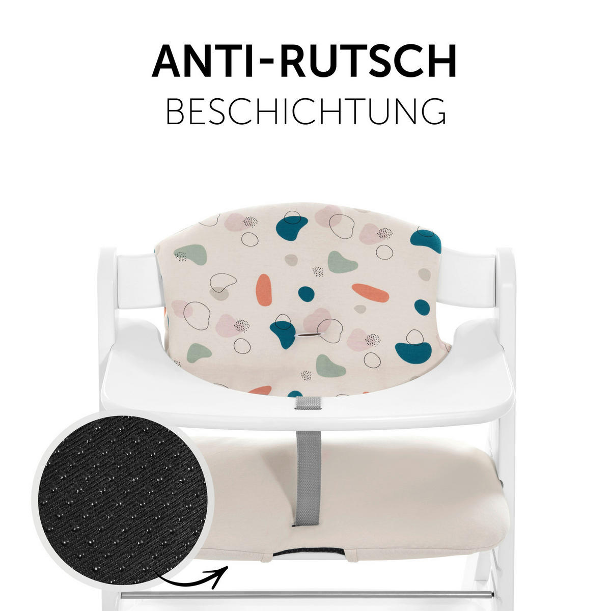HOCHSTUHLEINLAGE HIGHCHAIRPAD SELECT  - Beige, Basics, Textil (27/47/8cm) - Hauck