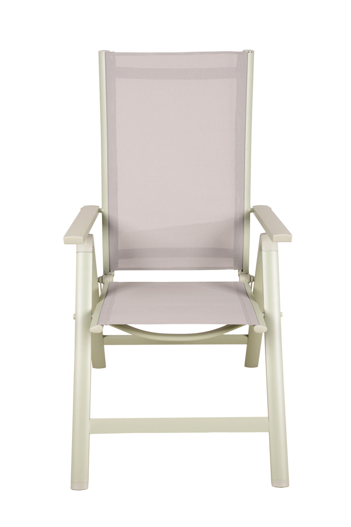 GARTENKLAPPSTUHL-SET in Metall, Kunststoff Grau, Salbeigrün  - Salbeigrün/Grau, MODERN, Kunststoff/Metall (59,5/107/73cm) - Gardenson