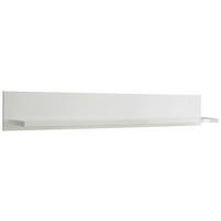 WANDBOARD  160/24/26 cm  - Weiss, Design, Holzwerkstoff (160/24/26cm) - Xora