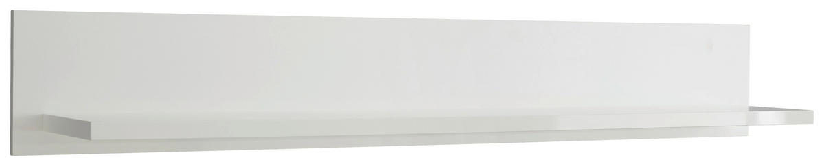 WANDBOARD  160/24/26 cm  - Weiss, Design, Holzwerkstoff (160/24/26cm) - Xora