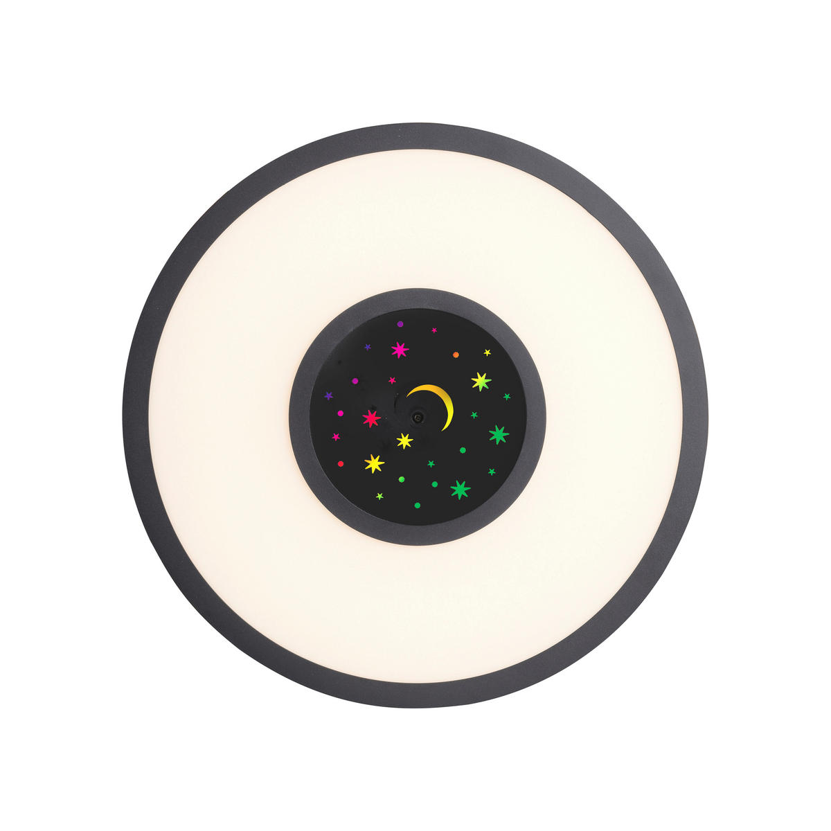 STROPNA LED-SVETILKA  Astro 23 W/2000 lm/2700-5000 K/230 V/ - črna, Trend, kovina/umetna masa (40/40/4,5cm)