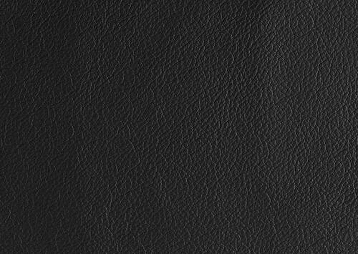 RELAXSESSEL in Leder Schwarz  - Schwarz, Design, Leder/Metall (64/112/80cm) - Cantus