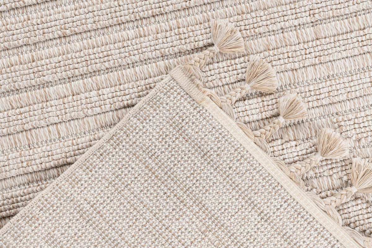 FLACHWEBETEPPICH 80/150 cm Beige  - Beige, Basics, Textil (80/150cm) - Kayoom