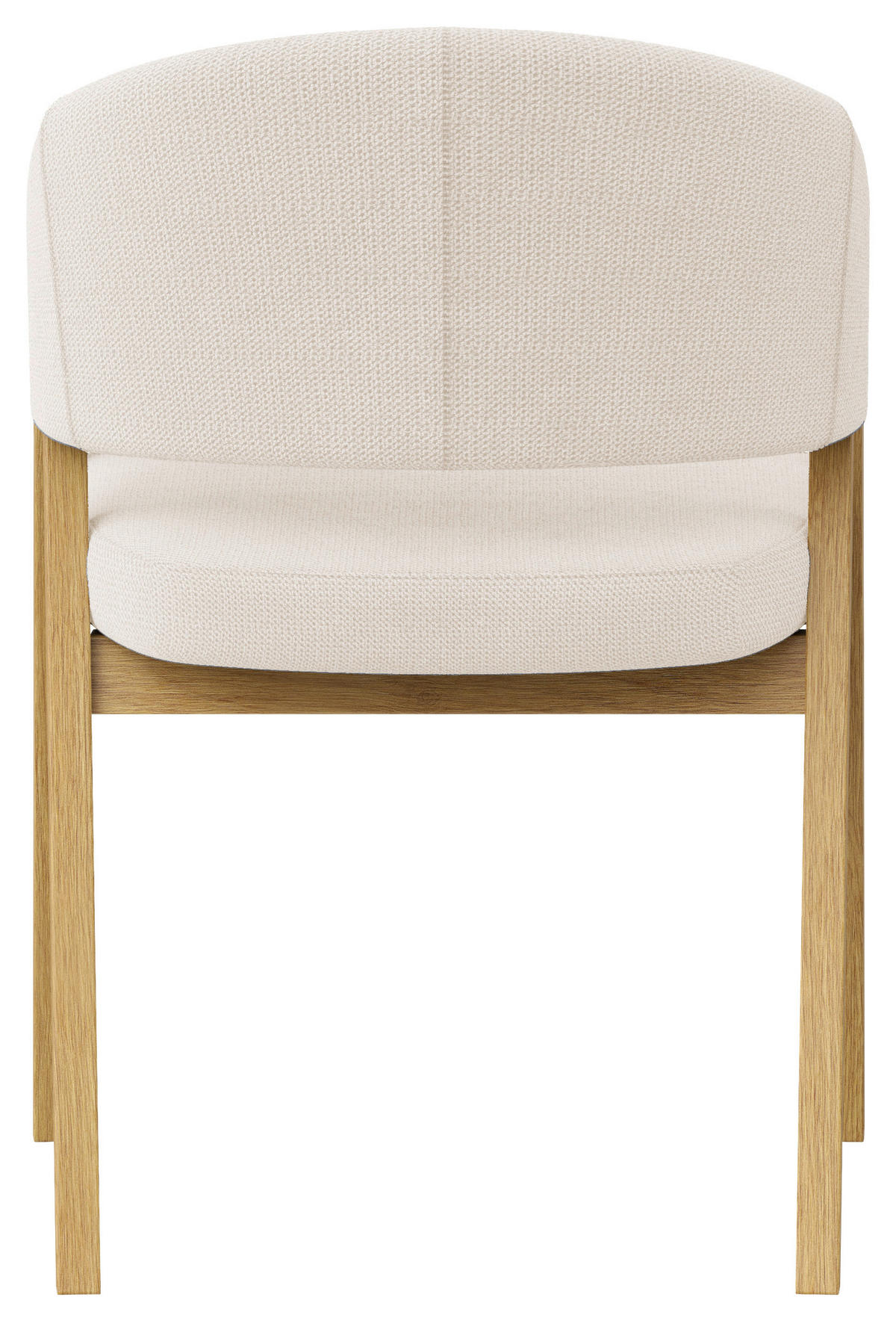 ARMLEHNSTUHL  in Mikrofaser  - Eichefarben/Weiß, KONVENTIONELL, Holz/Textil (59/96/60cm) - Carryhome