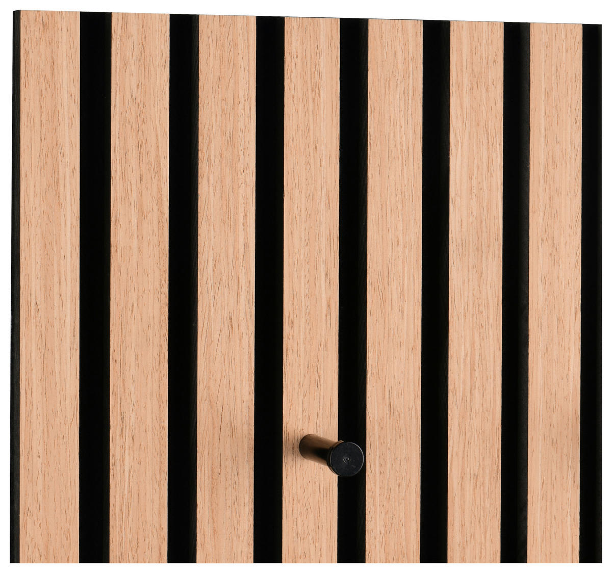 GARDEROBENPANEEL  in 60/30/7 cm  - Schwarz/Eiche Artisan, MODERN, Holzwerkstoff/Textil (60/30/7cm) - Xora