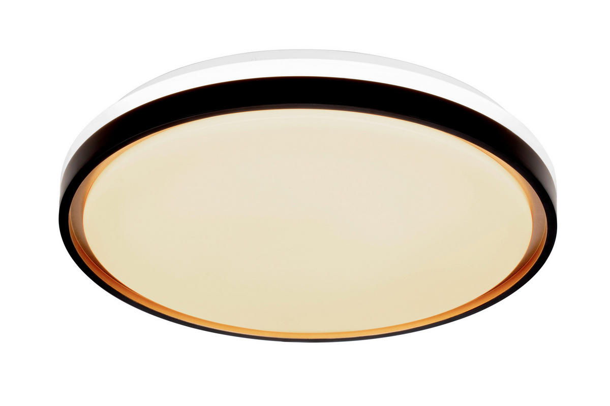 LED SVJETILJKA STROPNA  - bijela/zlatne boje, Basics, metal/plastika (49/6,7cm) - Novel