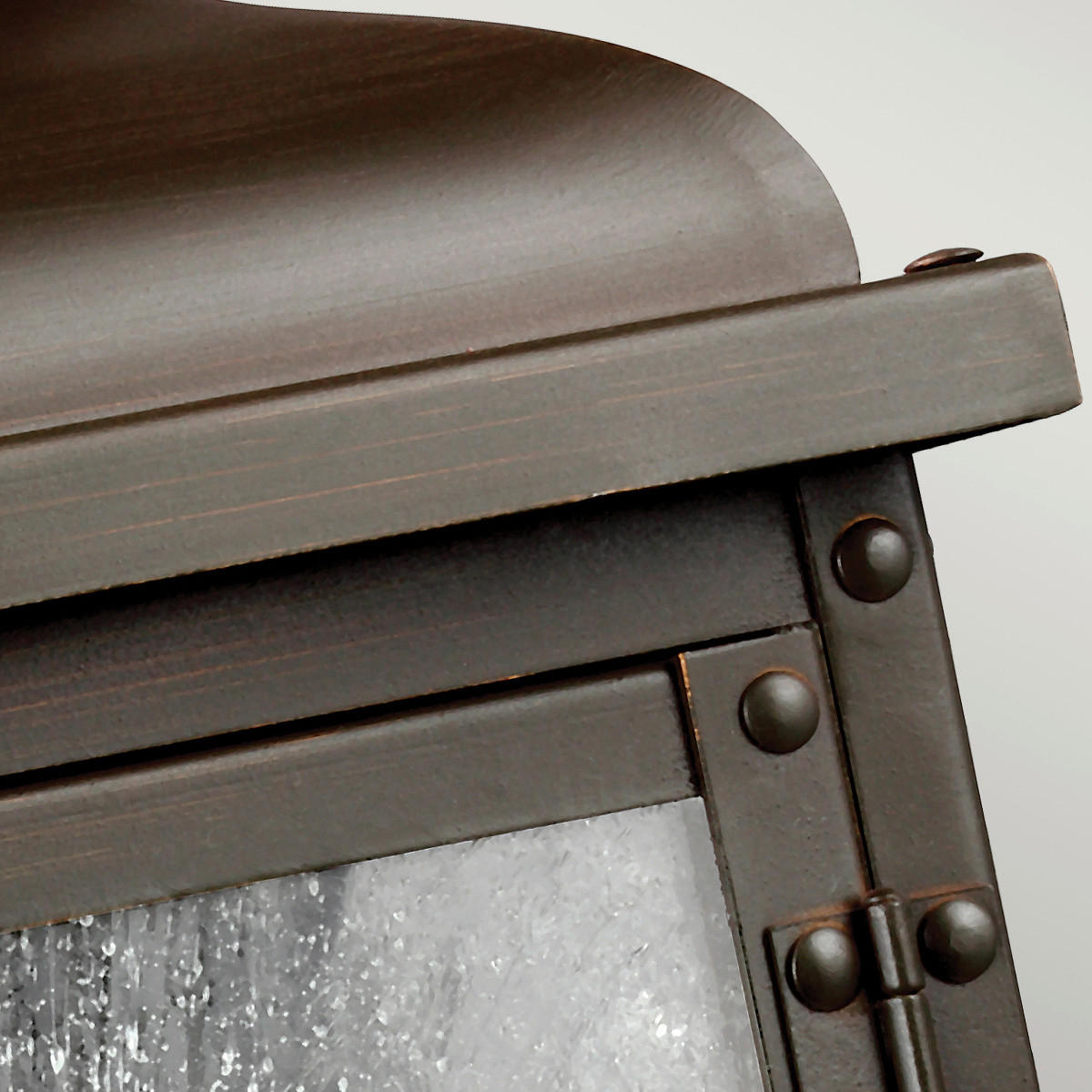 AUSSENWANDLEUCHTE - Kupferfarben, Konventionell, Glas/Metall (17/15,5/31,8cm) - Elstead Lighting